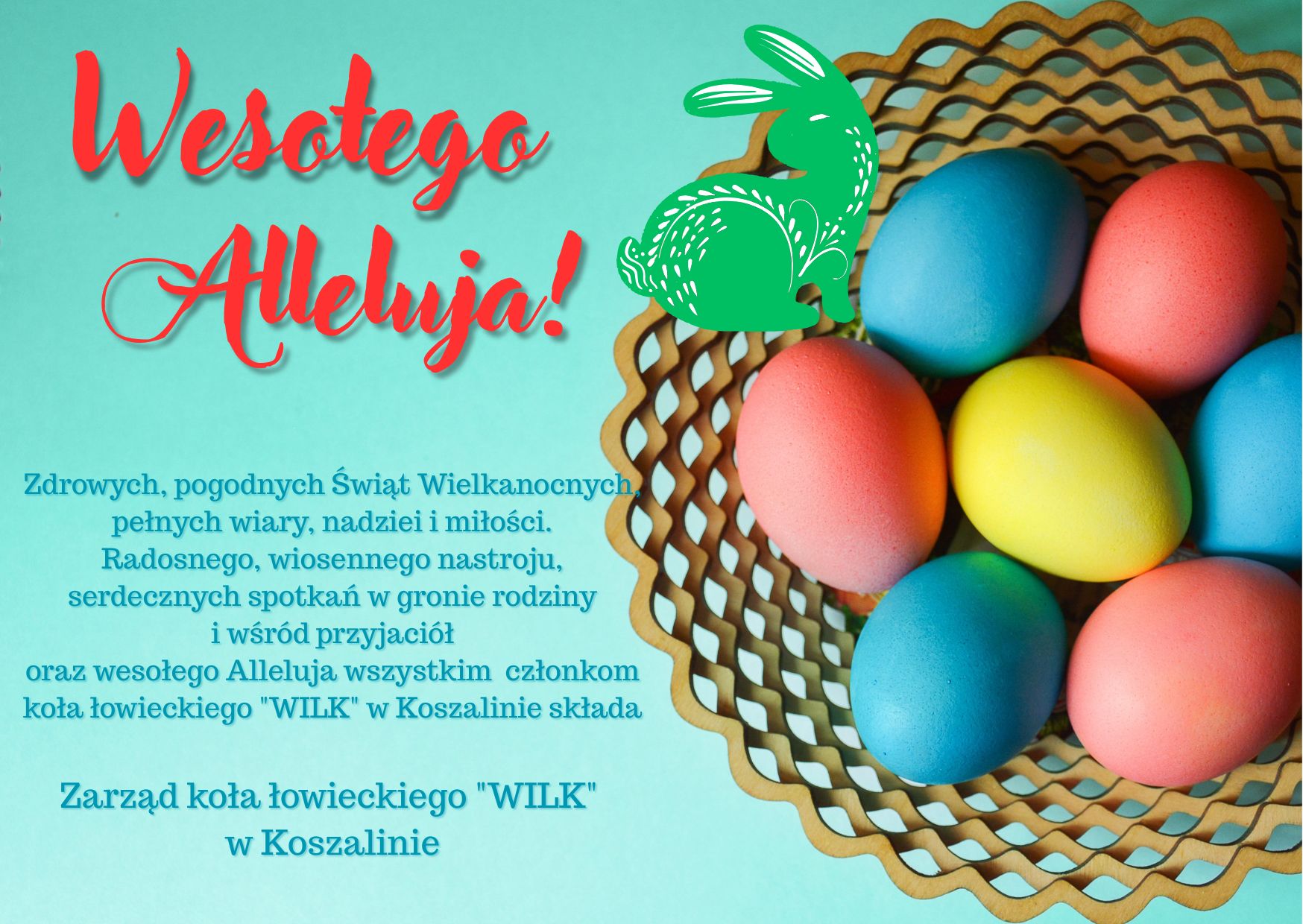 Życzenia Wielkanocne dla członków koła